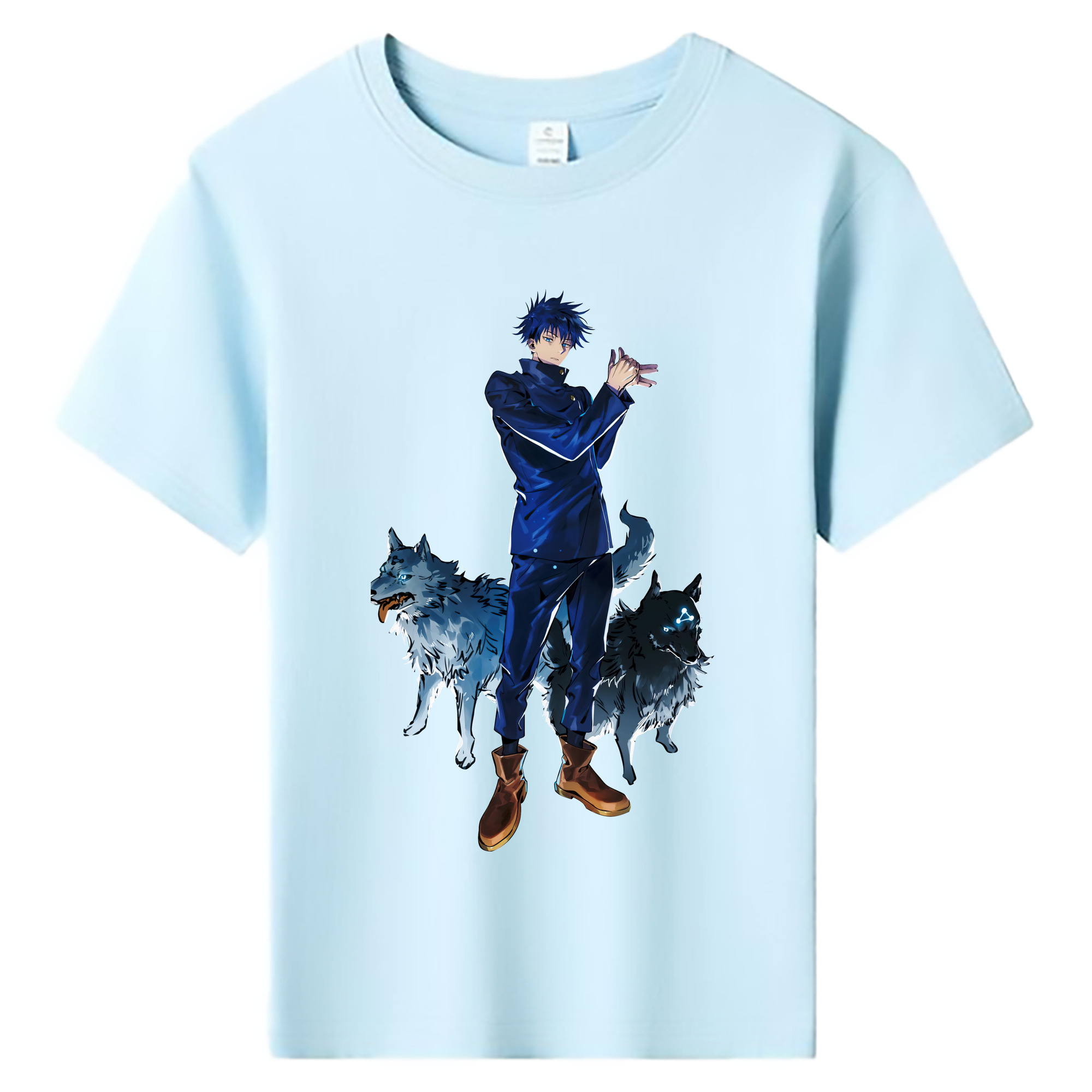 （画像用） 呪術廻戦 Jujutsu Kaisen 綿100％キッズTシャツ（フロントプリント）